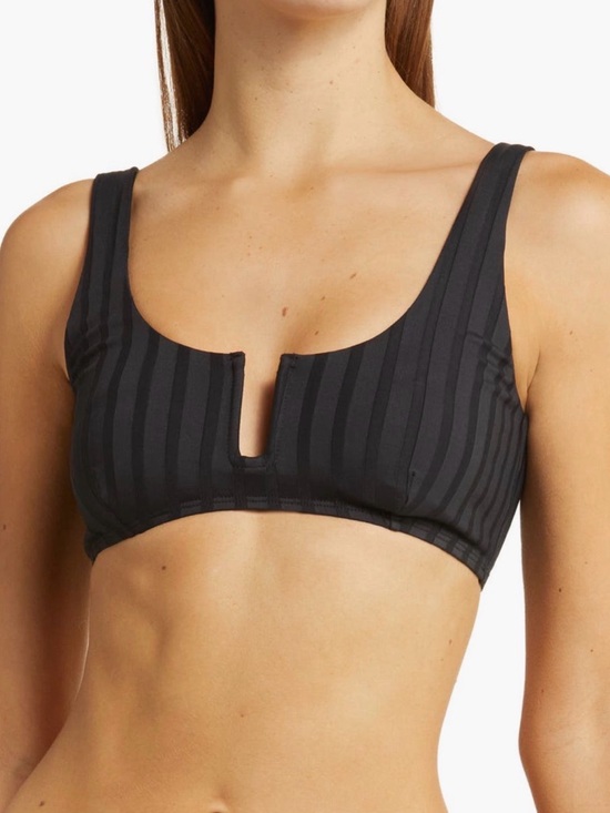Vitamin A Other - Vitamin A Black Ribbed Two-Piece Bikini Set